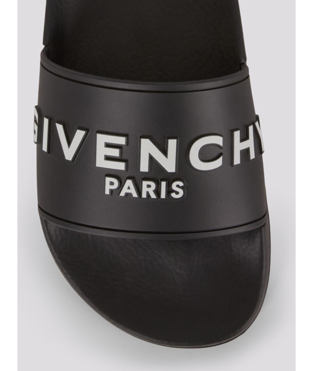 GIVENCHY Черные шлепанцы, фото 2