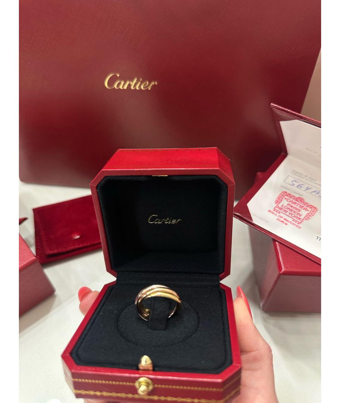 CARTIER Белое кольцо из белого золота, фото 2