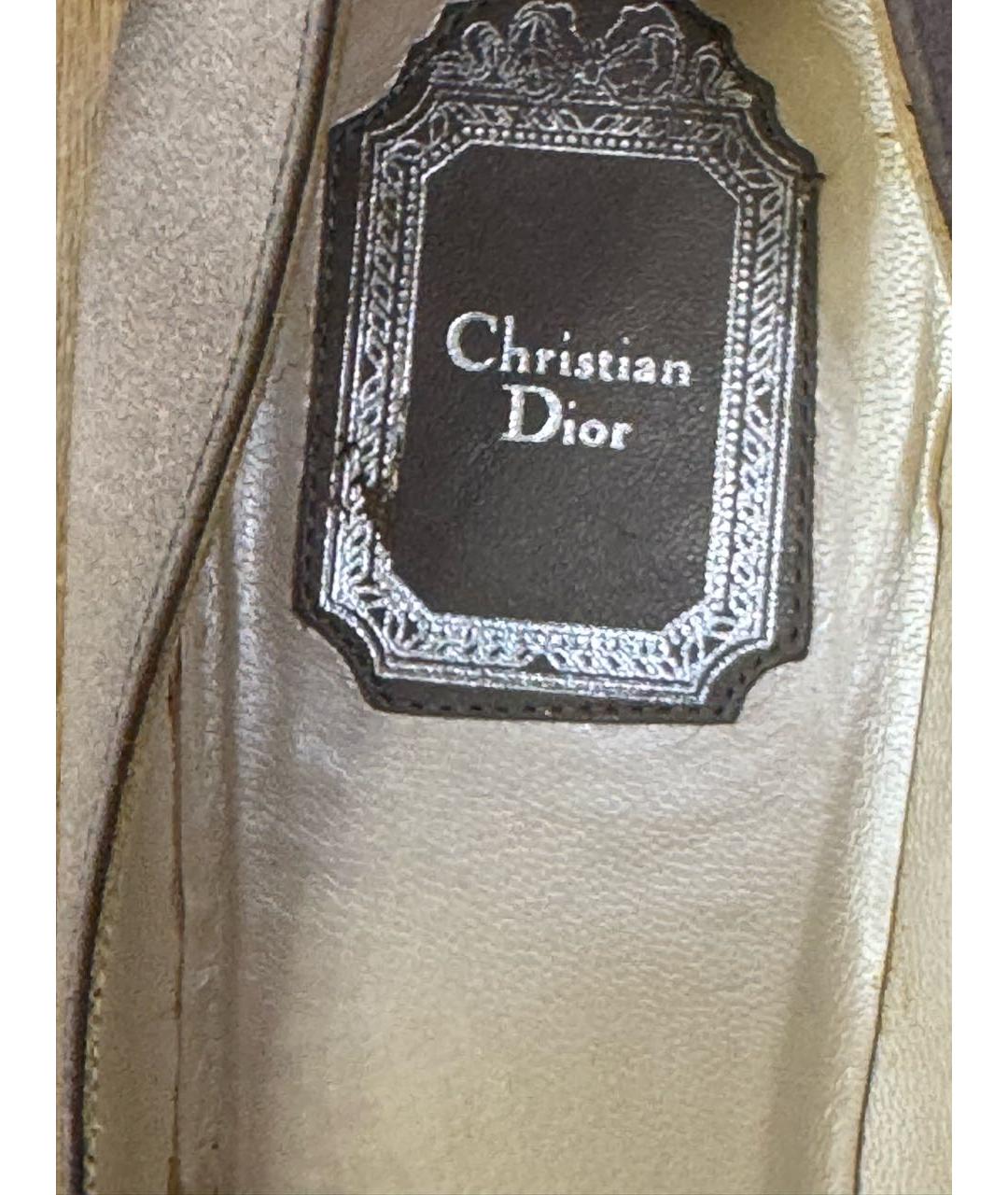 CHRISTIAN DIOR Текстильные туфли, фото 6