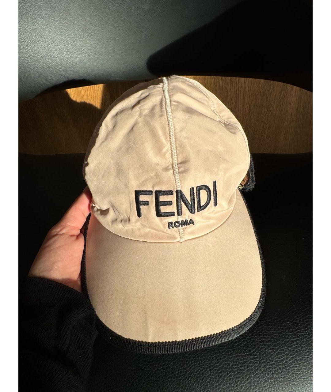 FENDI Розовая кепка, фото 3