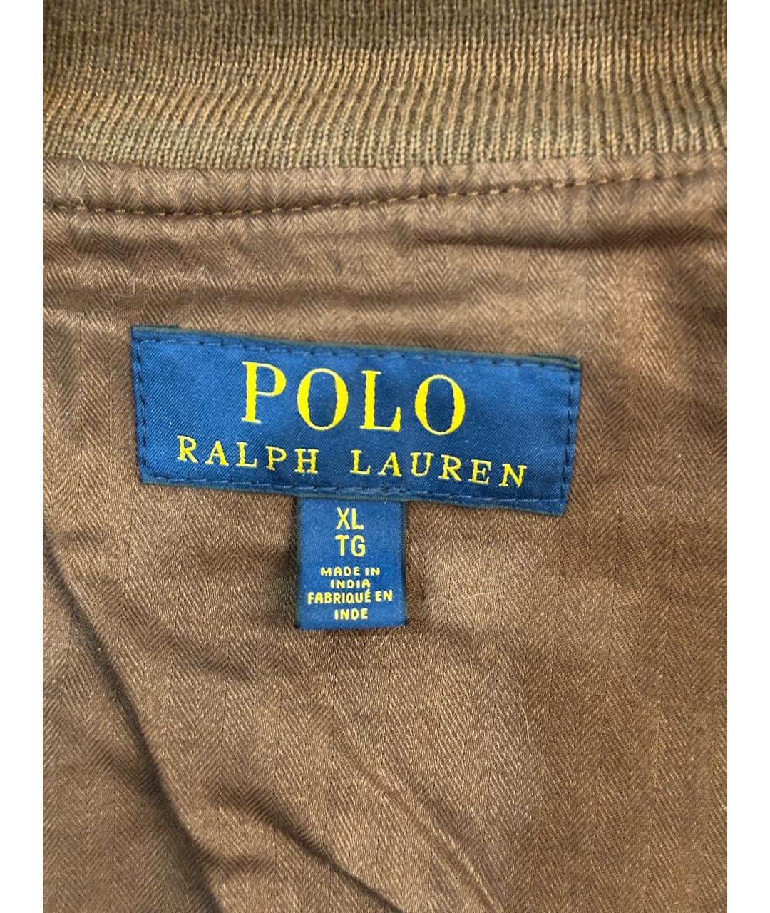 POLO RALPH LAUREN Коричневая замшевая куртка, фото 3