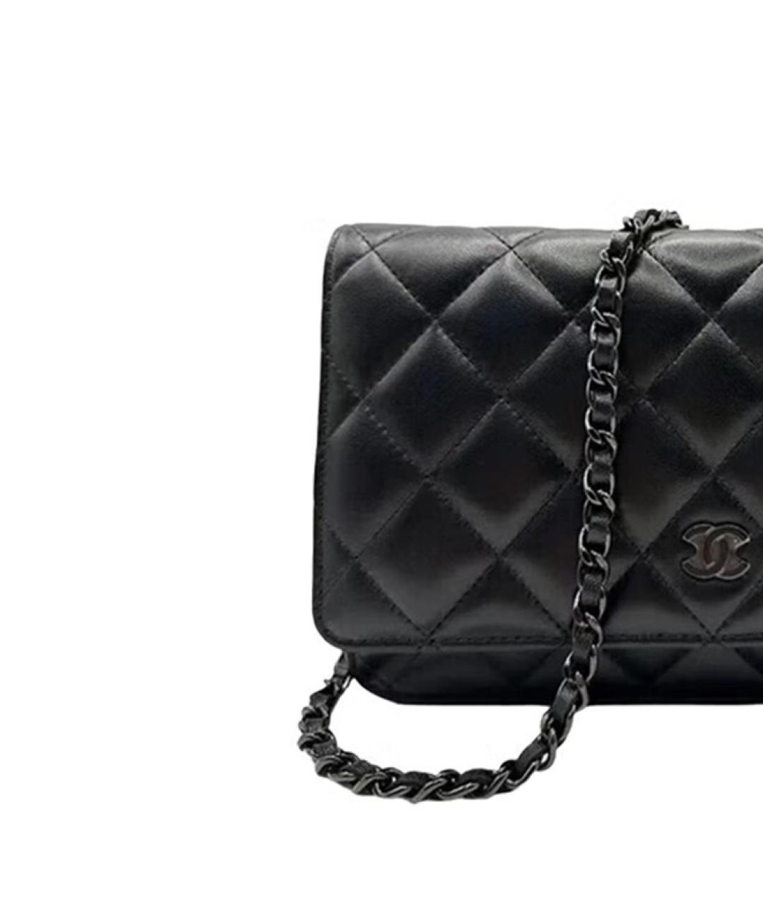 CHANEL Черная сумка через плечо, фото 3