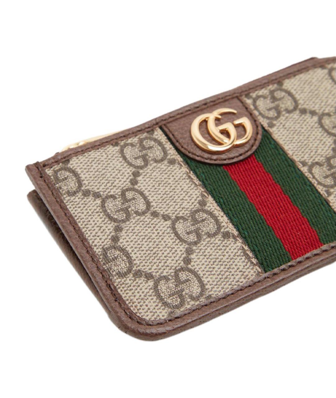 GUCCI Коричневый кардхолдер, фото 8