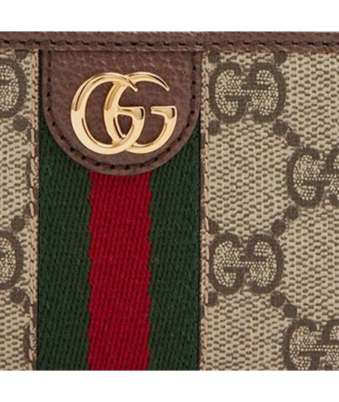 GUCCI Коричневый кардхолдер, фото 2
