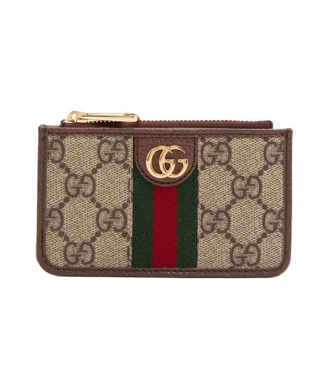 GUCCI Коричневый кардхолдер, фото 1