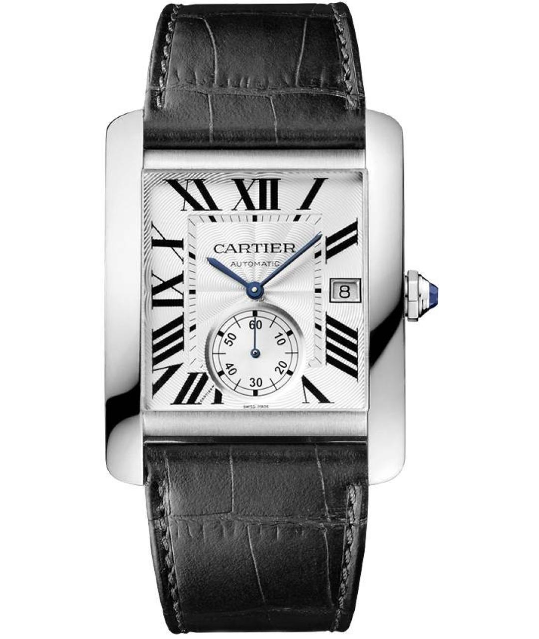 CARTIER Черные часы, фото 7