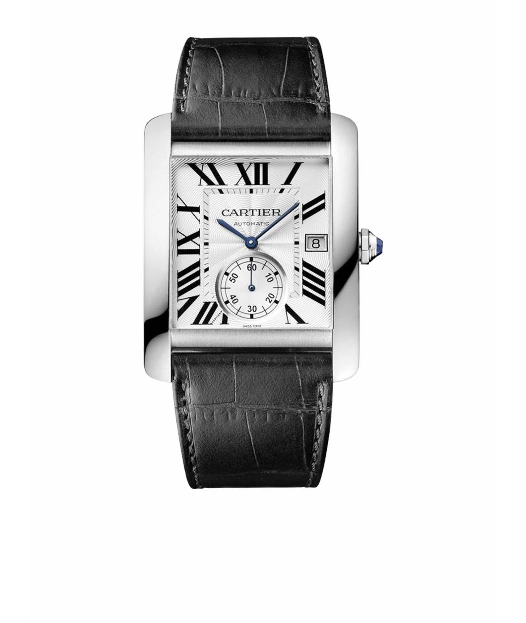 CARTIER Черные часы, фото 1