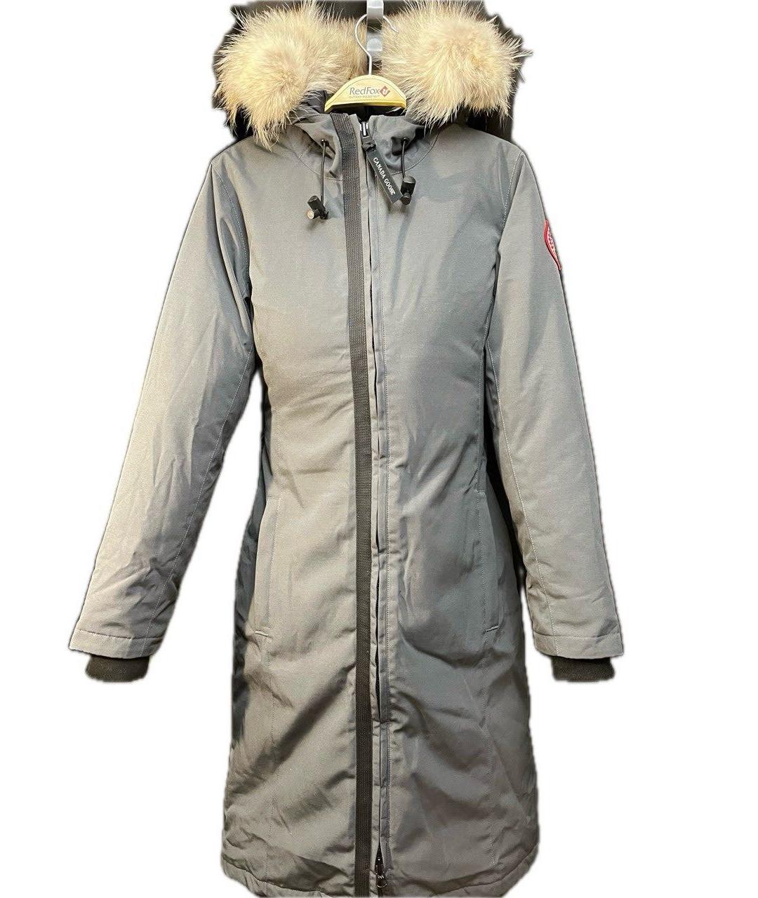CANADA GOOSE Серое пальто, фото 5