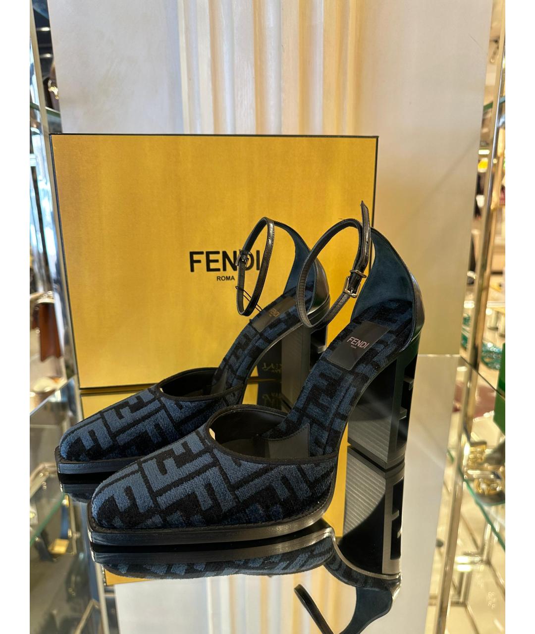 FENDI Мульти туфли, фото 4