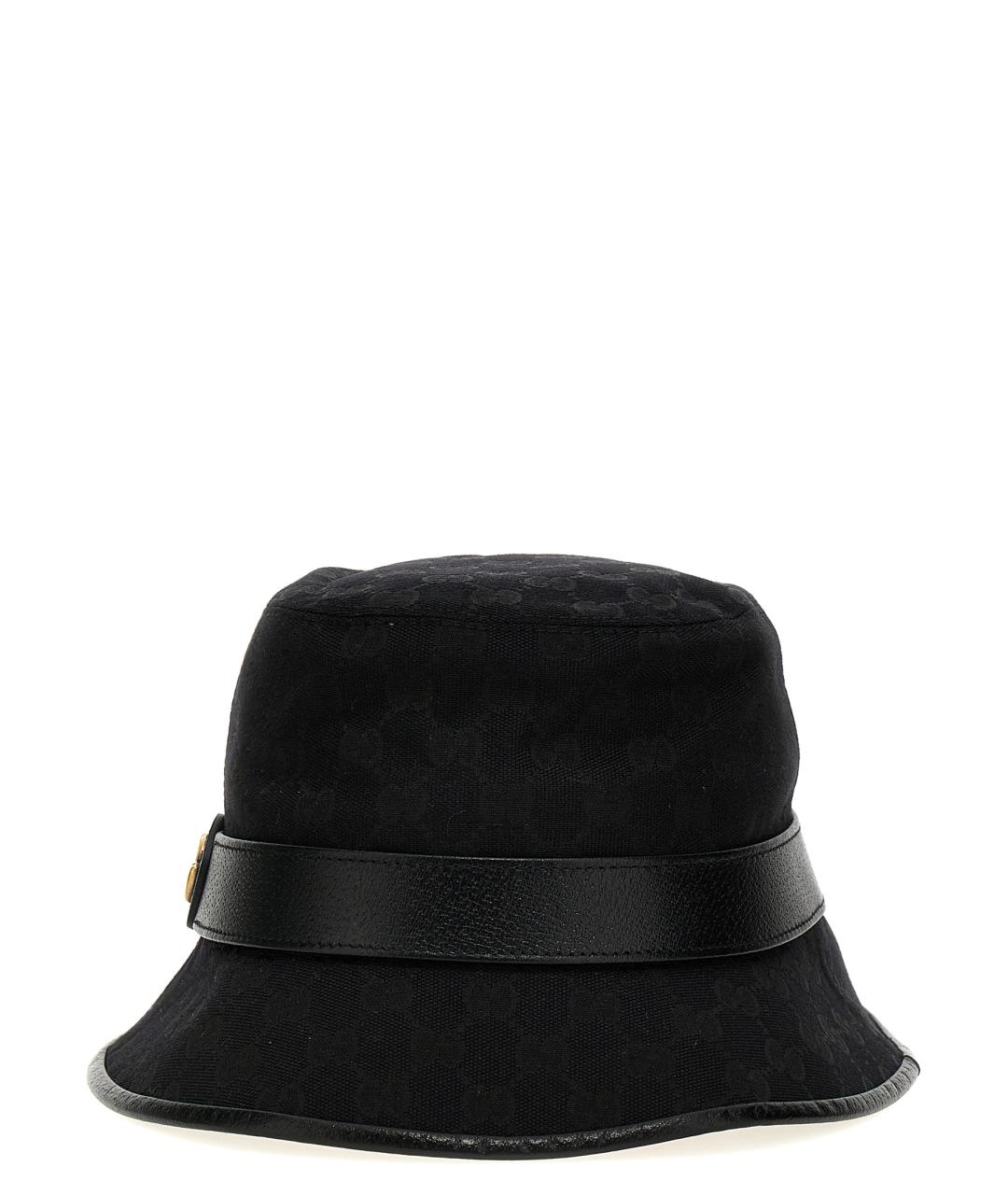 GUCCI Черная синтетическая шляпа, фото 3