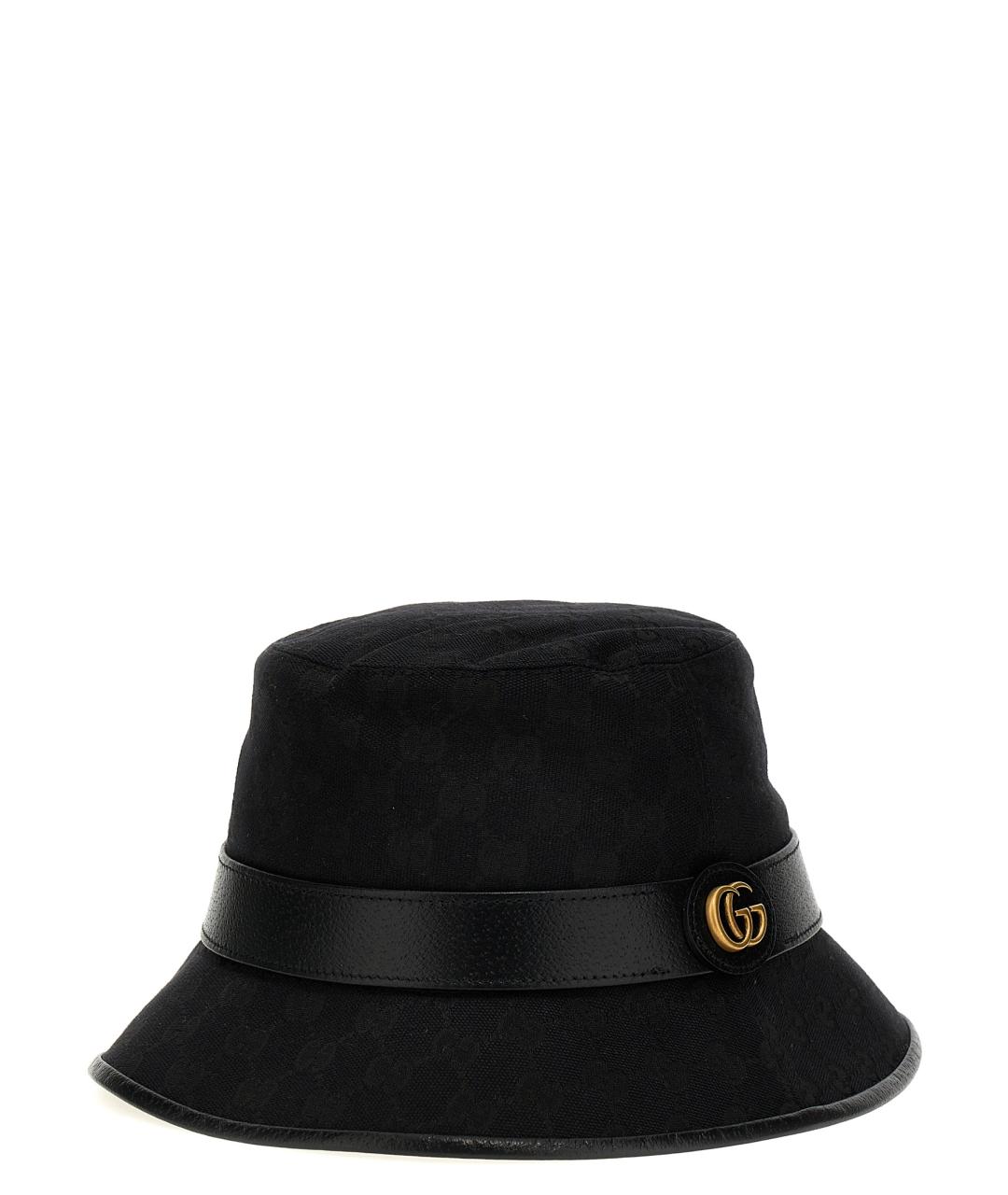 GUCCI Черная синтетическая шляпа, фото 1