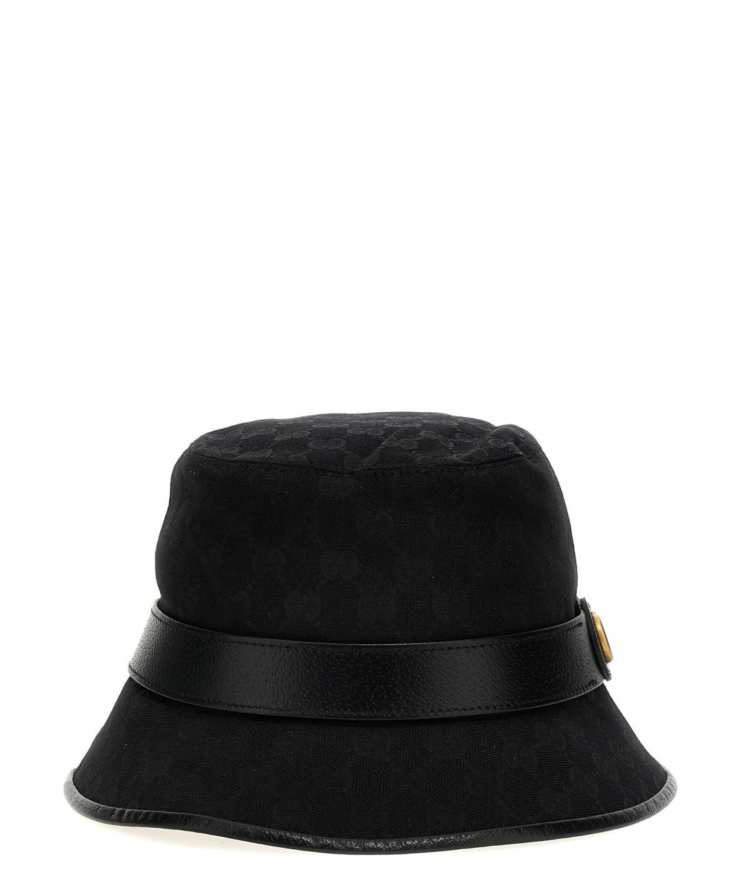 GUCCI Черная синтетическая шляпа, фото 2