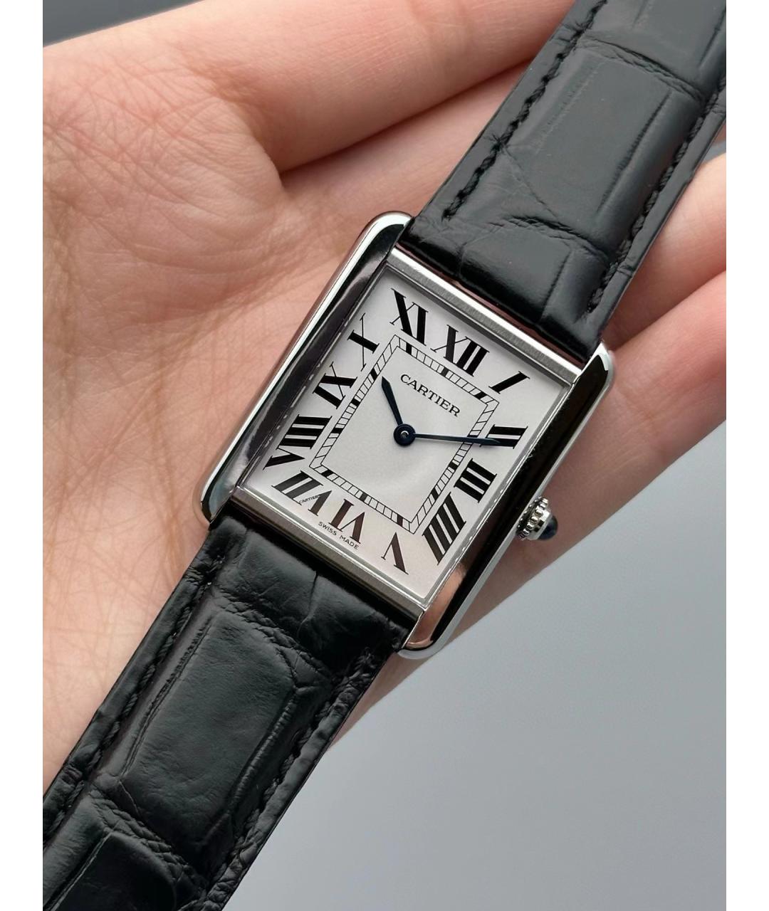 CARTIER Белые часы, фото 2