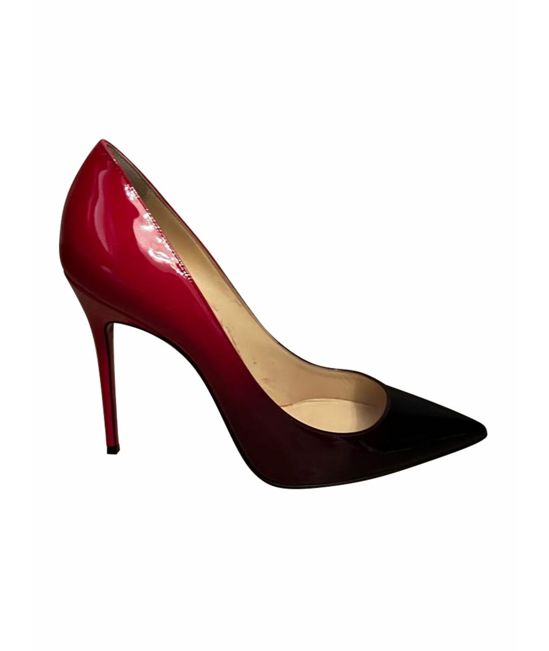 CHRISTIAN LOUBOUTIN Черные туфли из лакированной кожи, фото 1