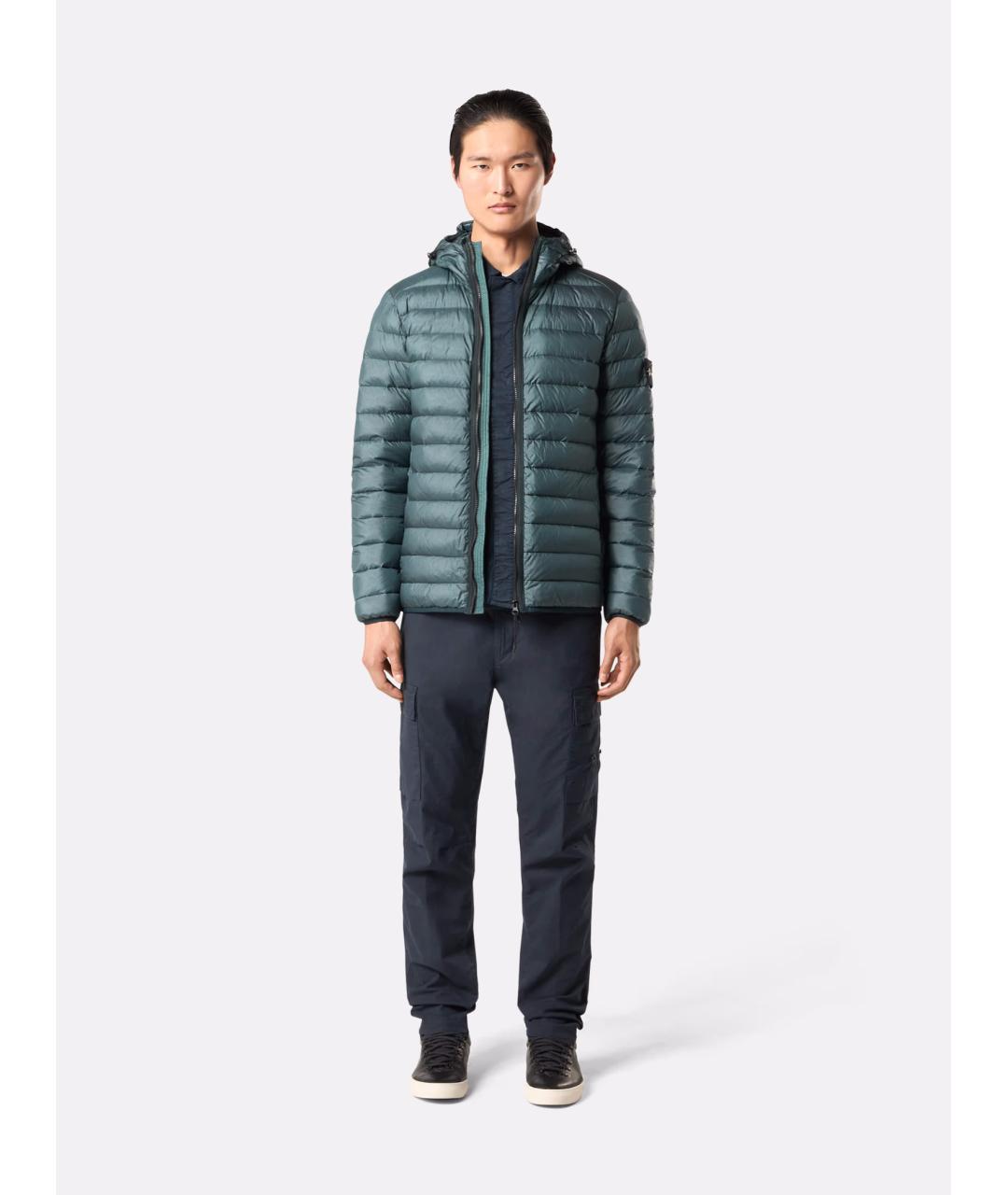 STONE ISLAND Зеленая куртка, фото 2
