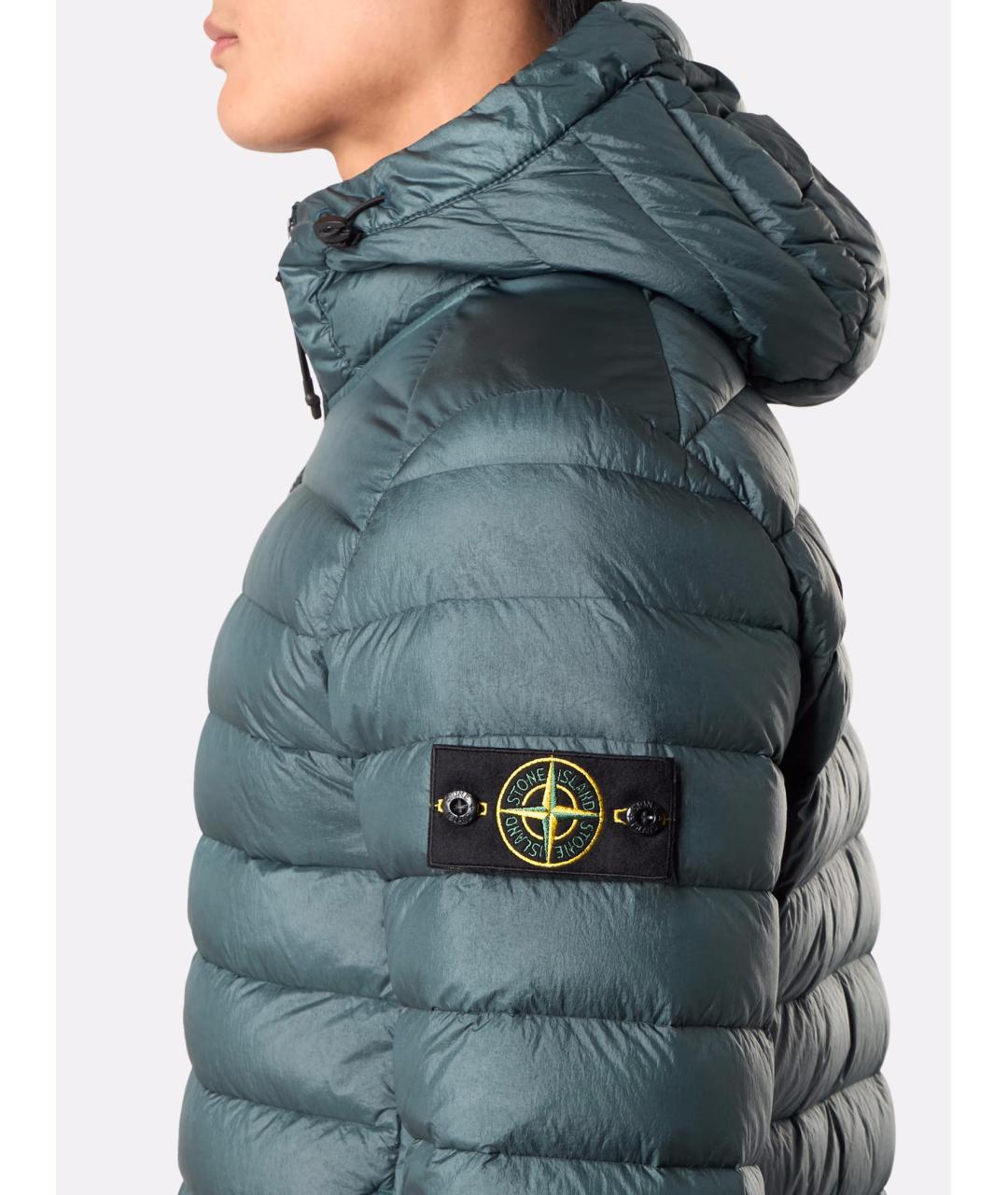 STONE ISLAND Зеленая куртка, фото 3