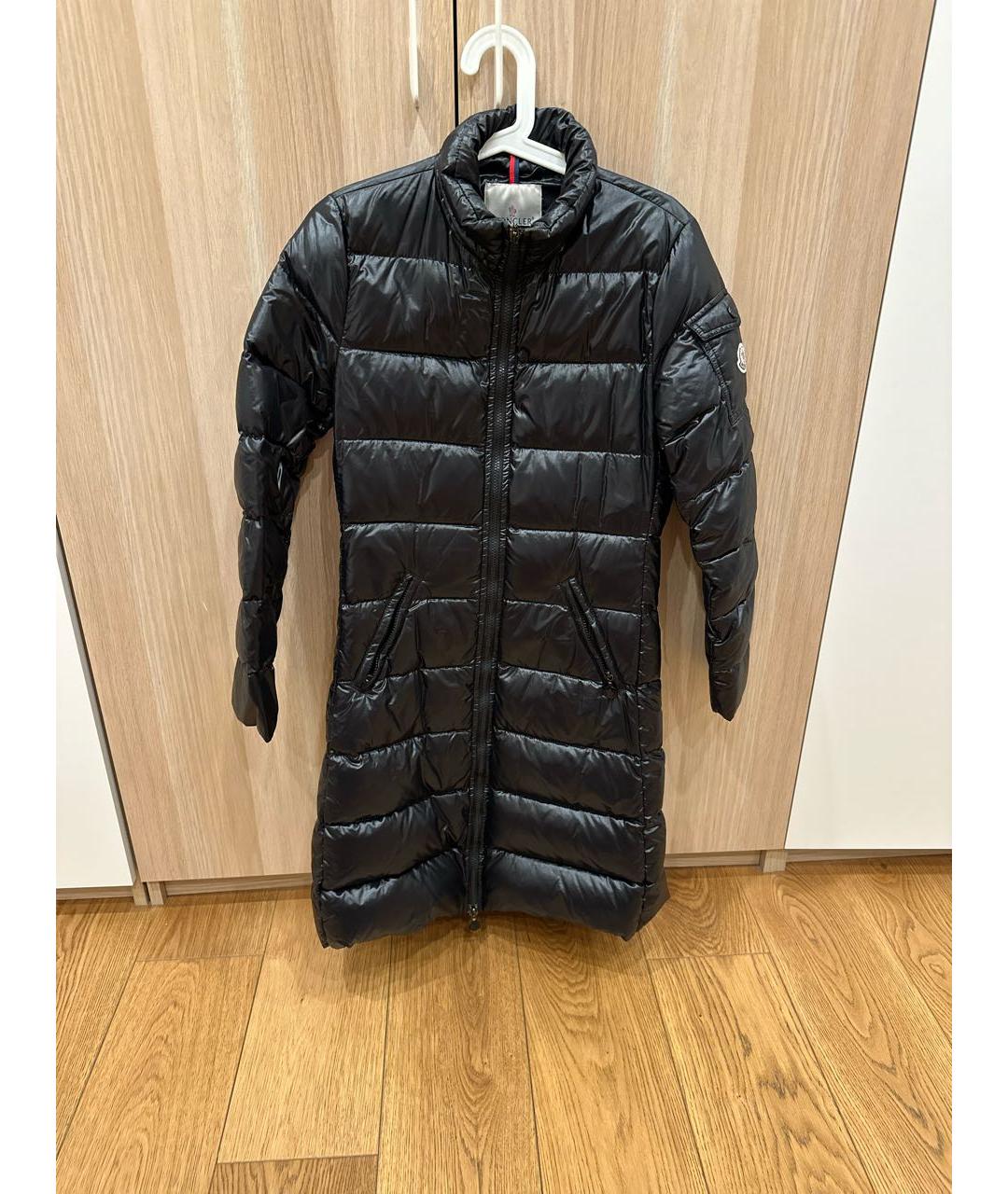 MONCLER Черный пуховик, фото 6