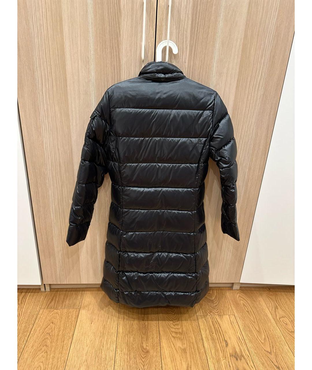 MONCLER Черный пуховик, фото 2