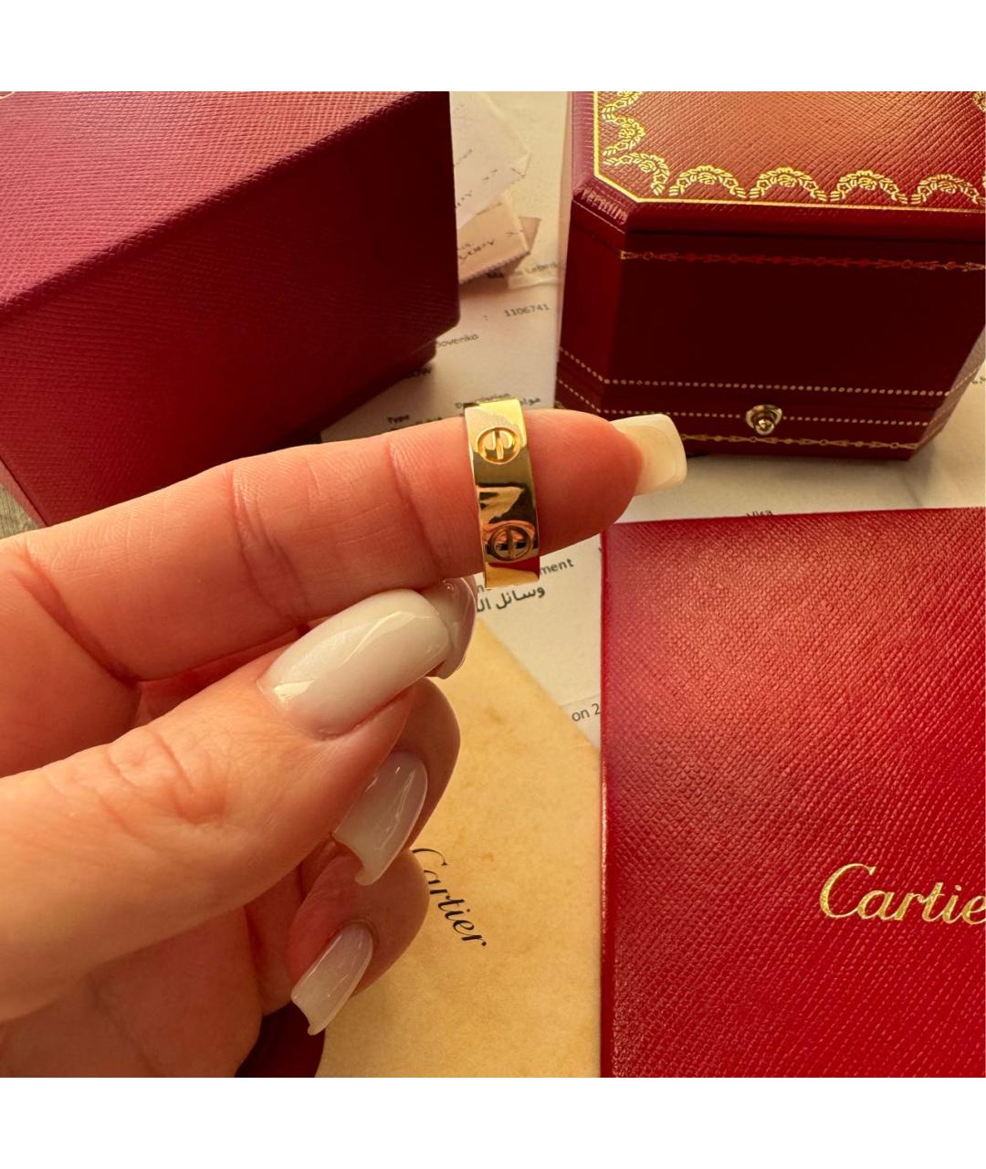 CARTIER Золотое кольцо из розового золота, фото 6