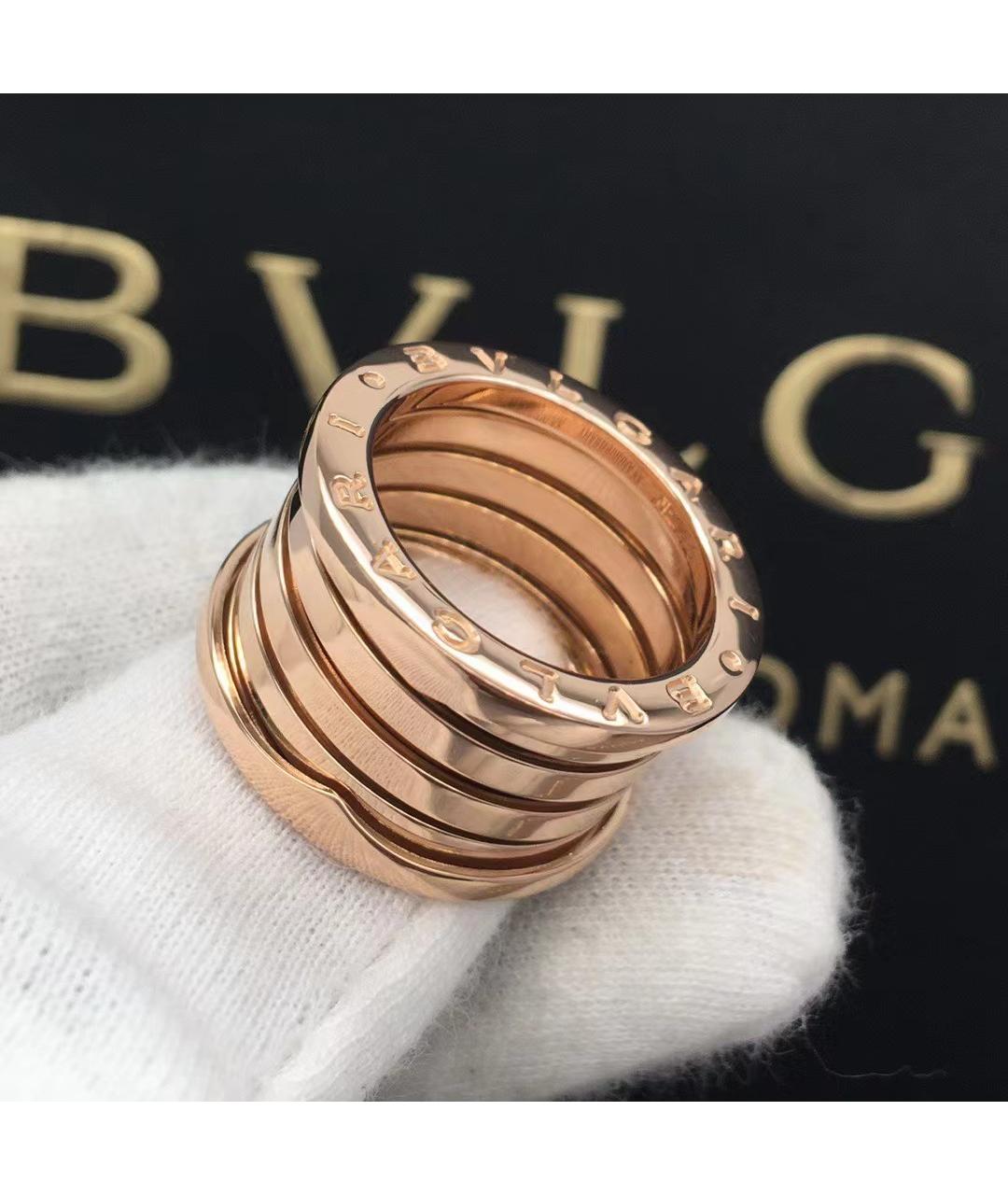 BVLGARI Золотое кольцо из розового золота, фото 2