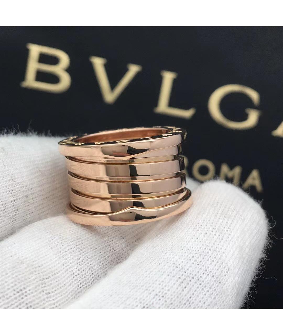 BVLGARI Золотое кольцо из розового золота, фото 5