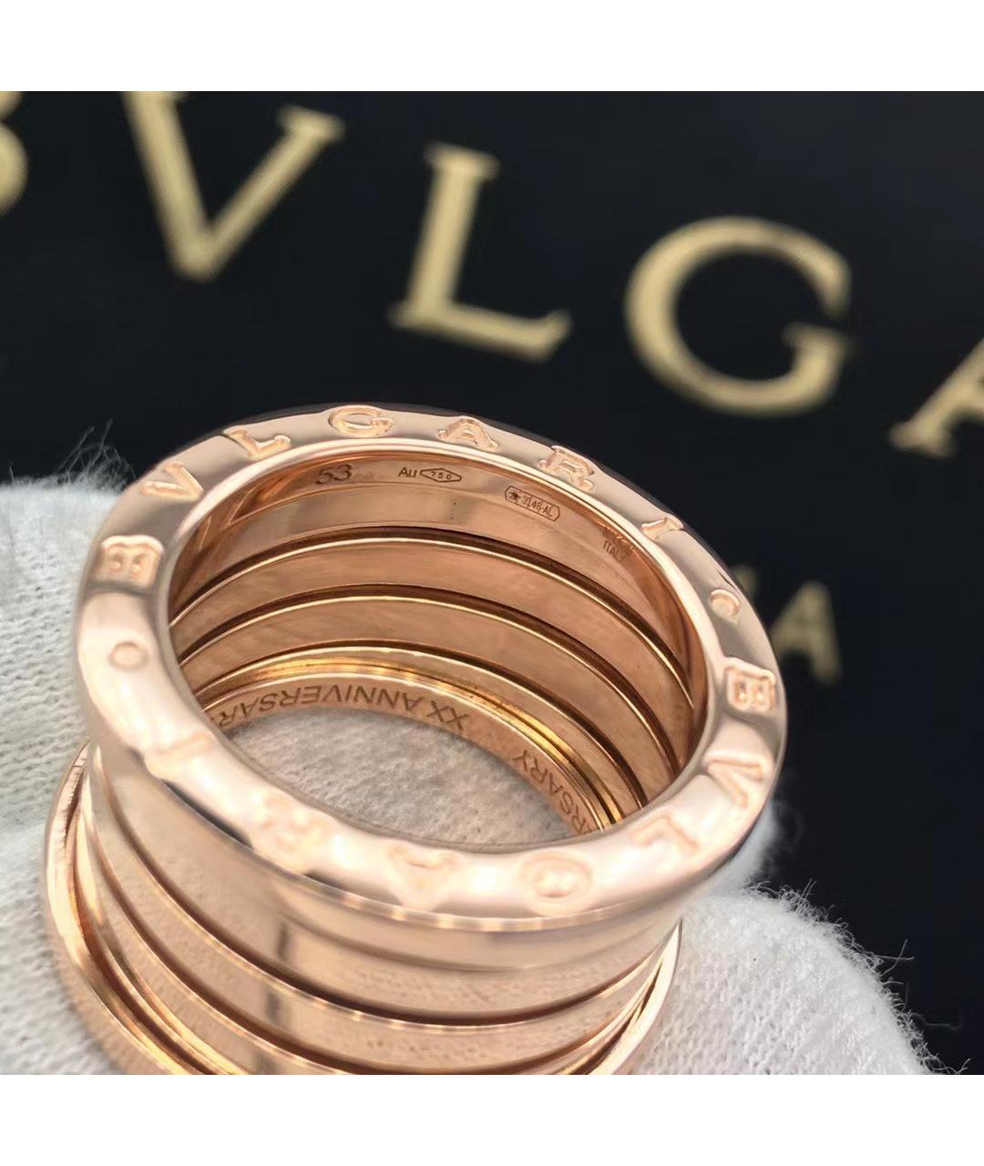 BVLGARI Золотое кольцо из розового золота, фото 4