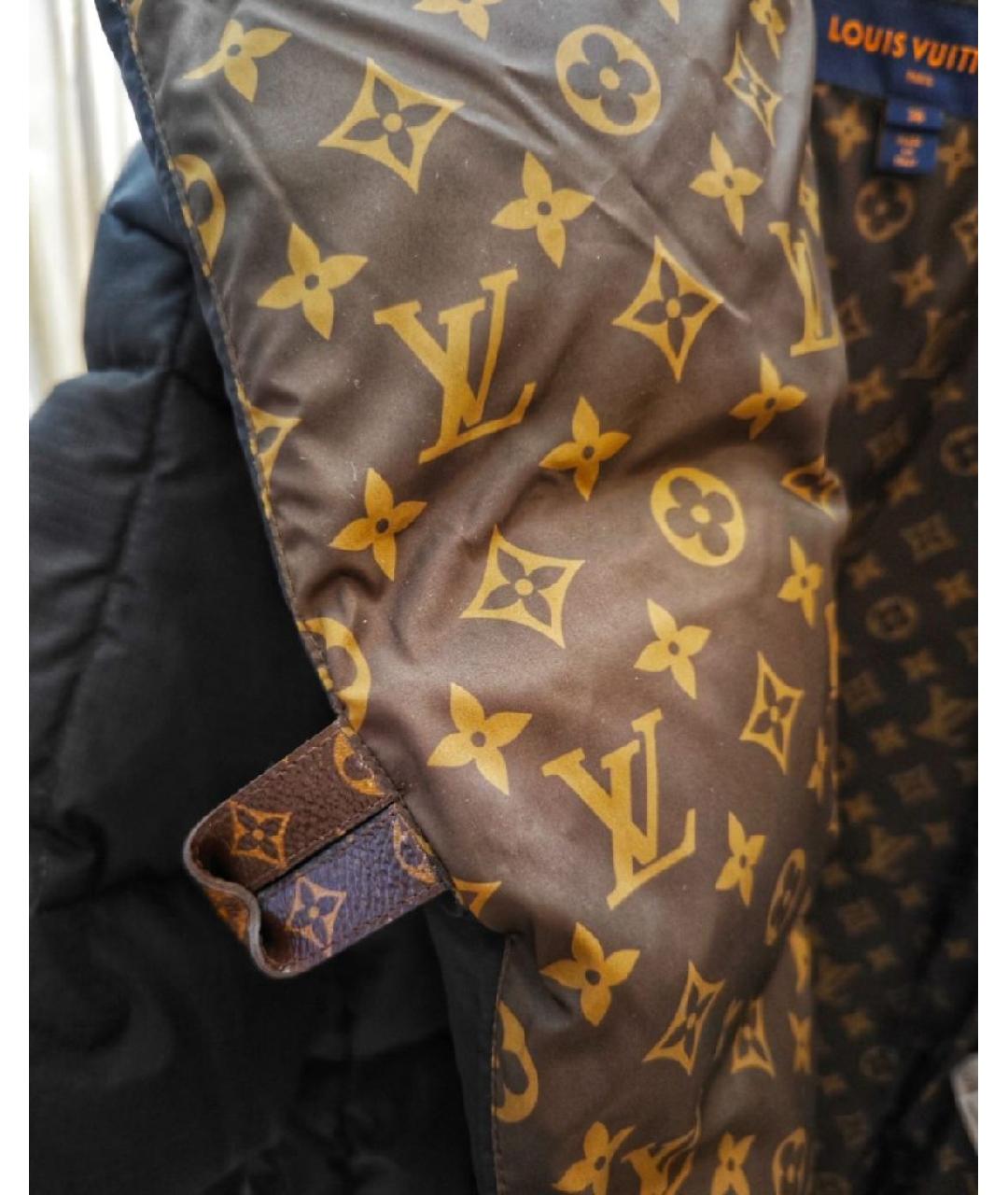 LOUIS VUITTON Черный пуховик, фото 4