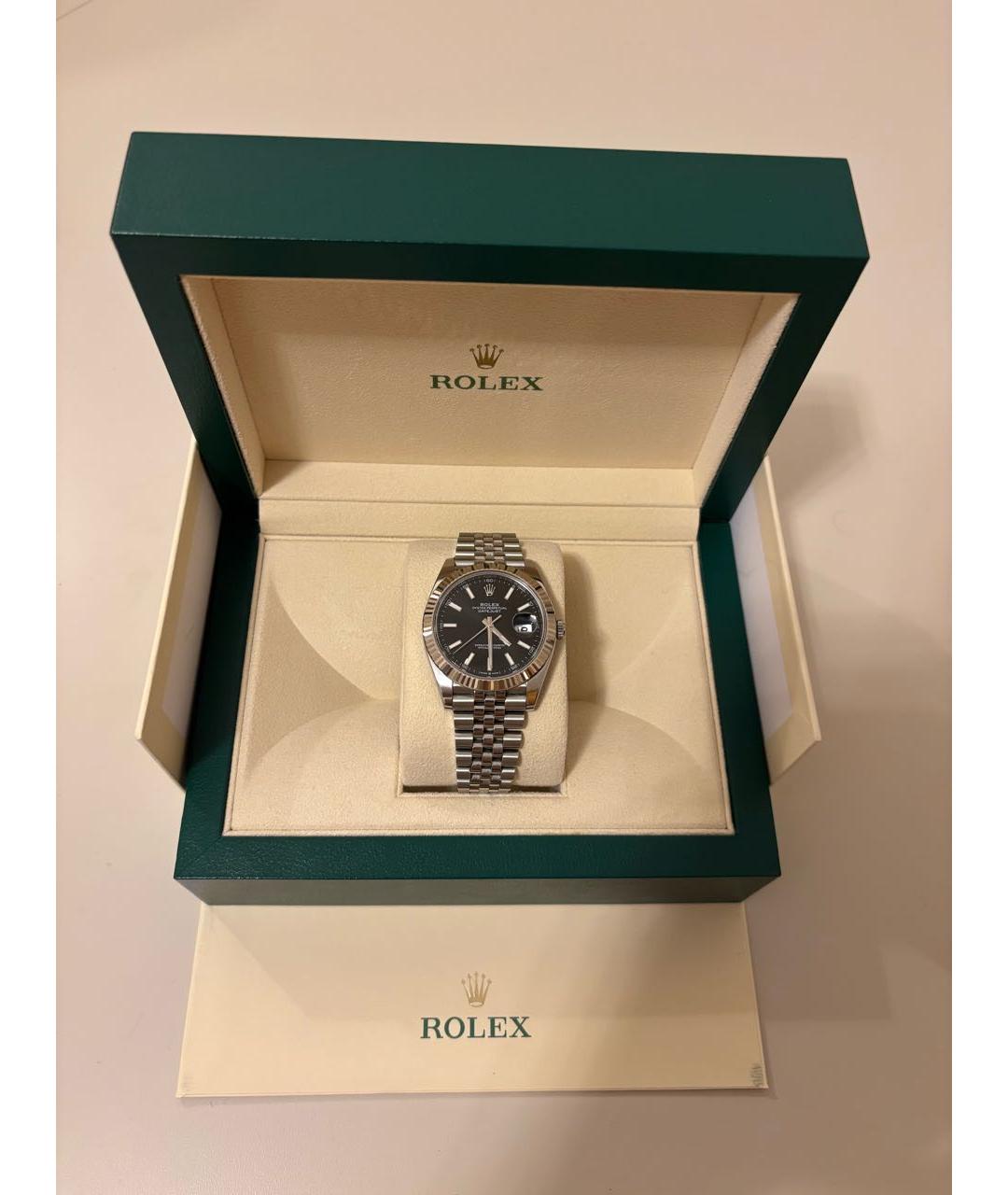 ROLEX Серебряные часы из белого золота, фото 3