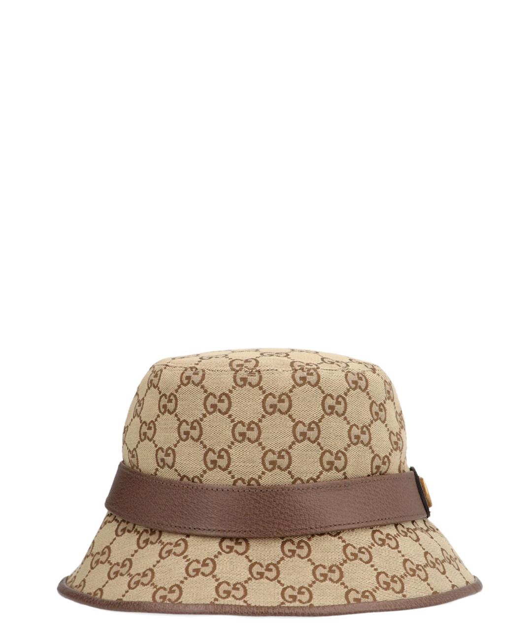 GUCCI Бежевая хлопковая кепка/бейсболка, фото 2