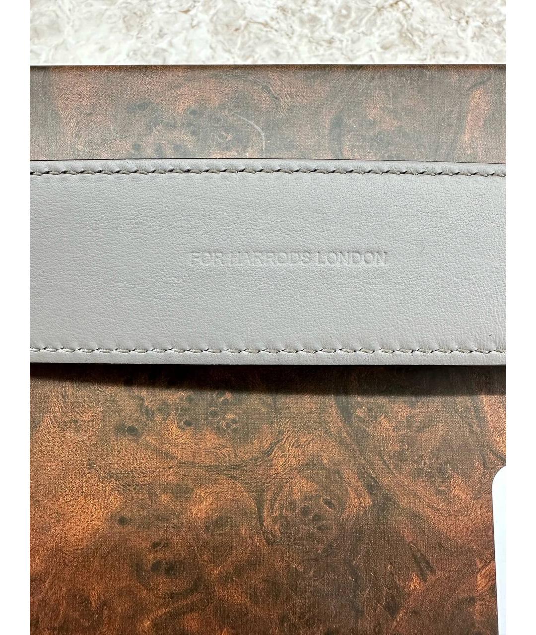 STEFANO RICCI Антрацитовый кожаный ремень, фото 2