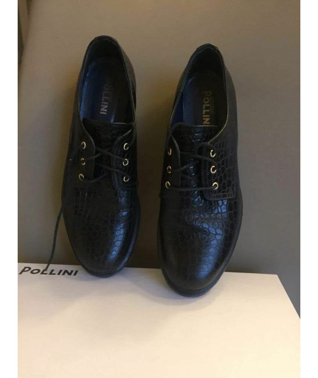 POLLINI Черные кожаные ботинки, фото 3