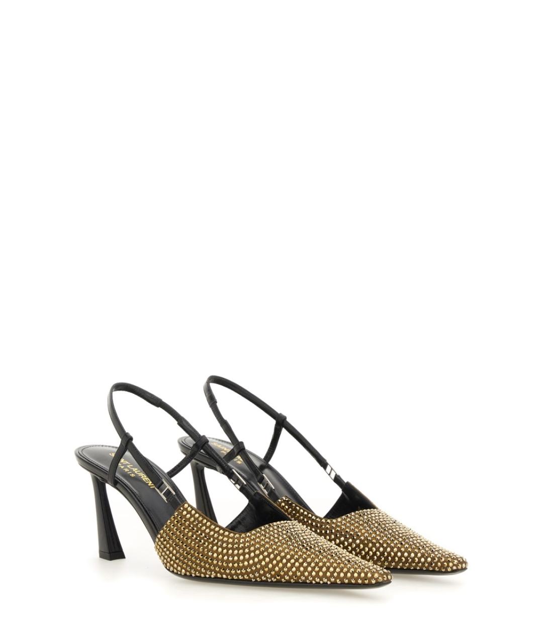 SAINT LAURENT Черные туфли, фото 2