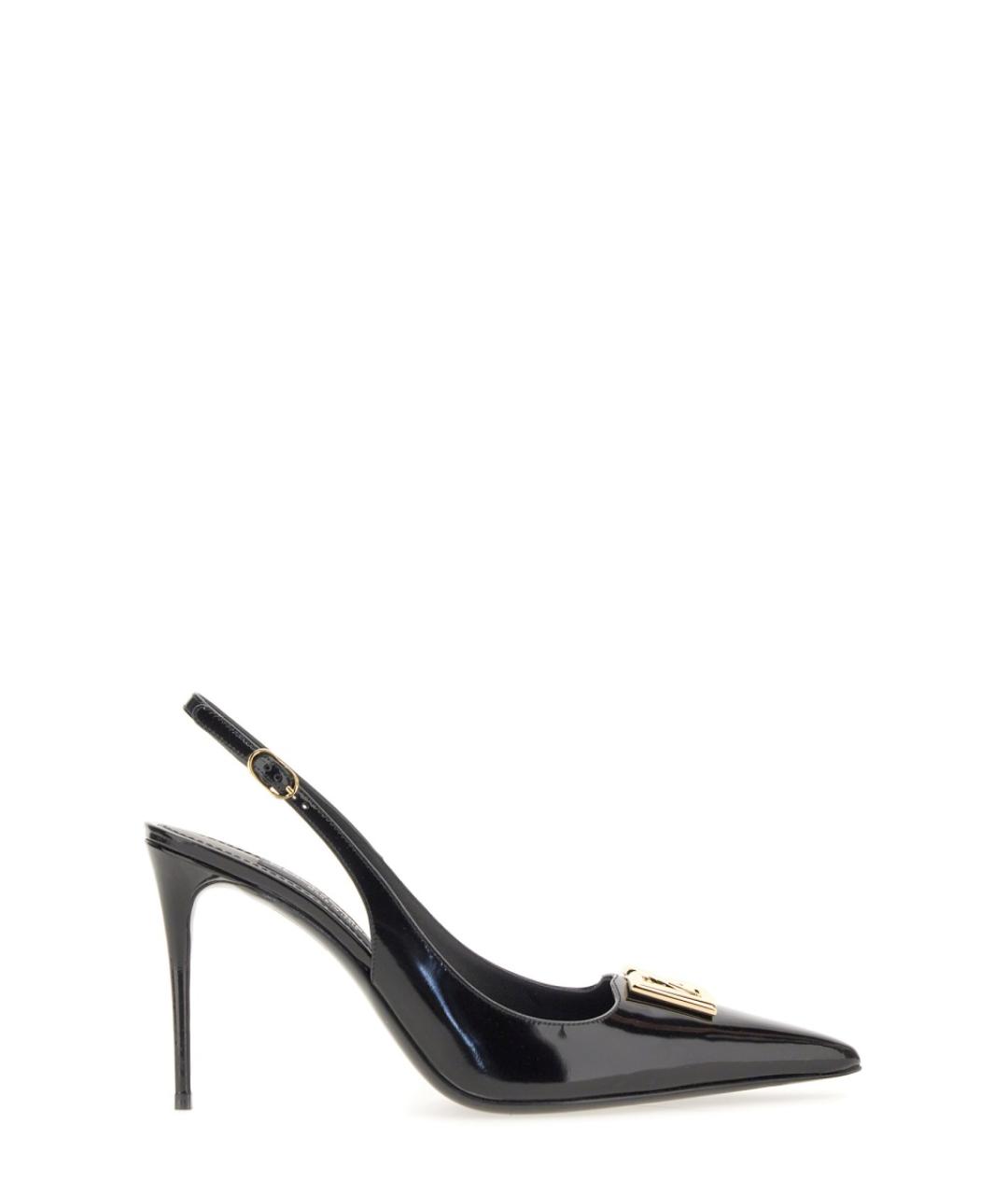 DOLCE&GABBANA Черные туфли из лакированной кожи, фото 1