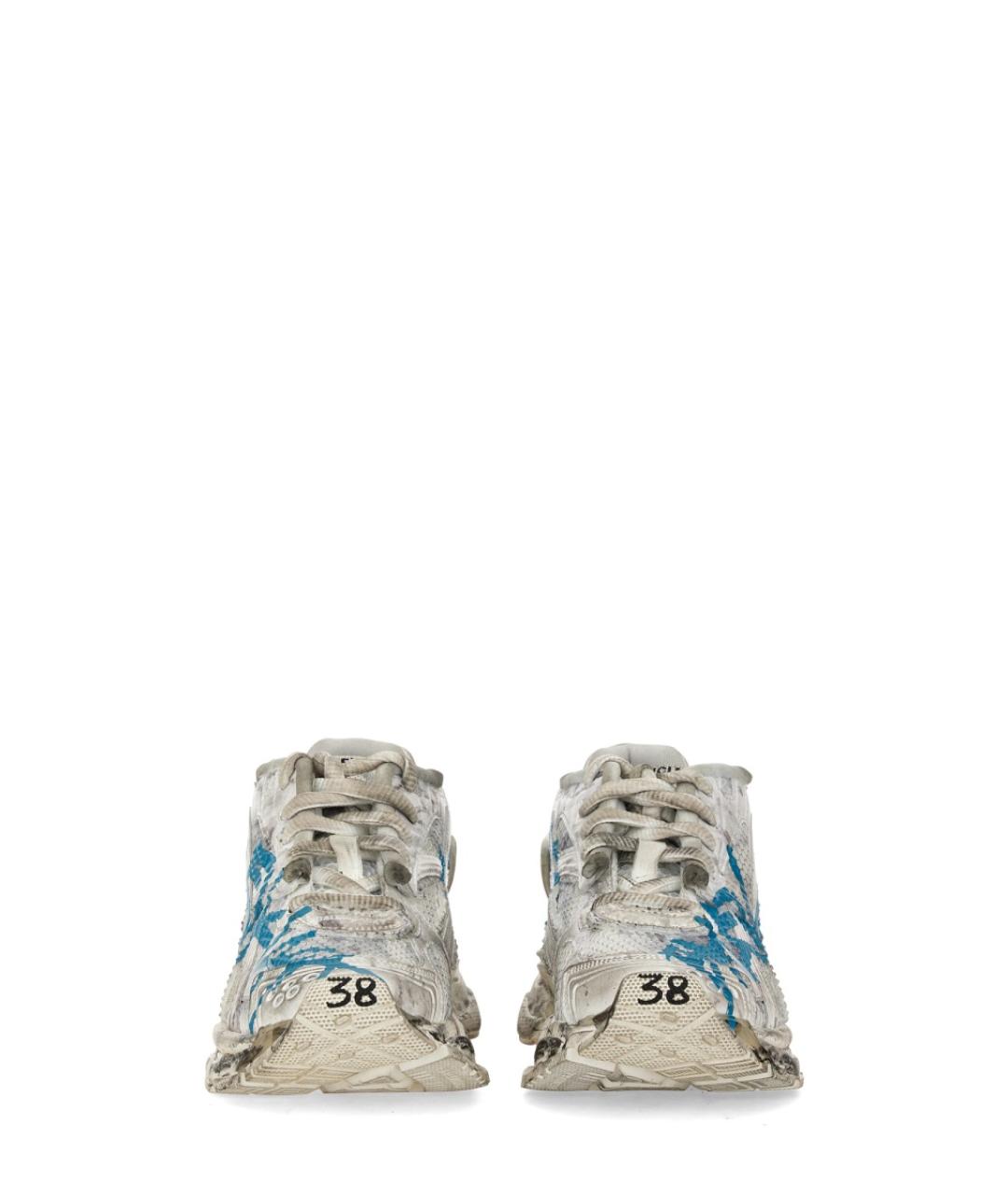 BALENCIAGA Белые синтетические кроссовки, фото 4