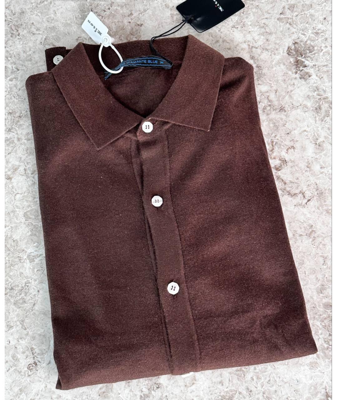 KITON Коричневая кашемировая жилетка, фото 2