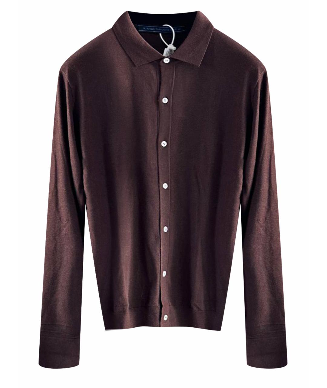 KITON Коричневая кашемировая жилетка, фото 1