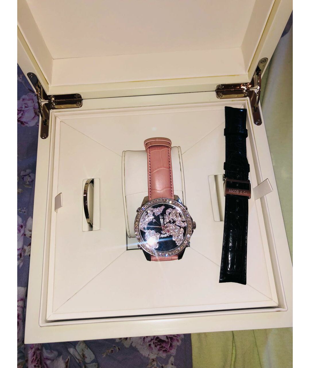 JACOB&CO Серебряные стальные часы, фото 3