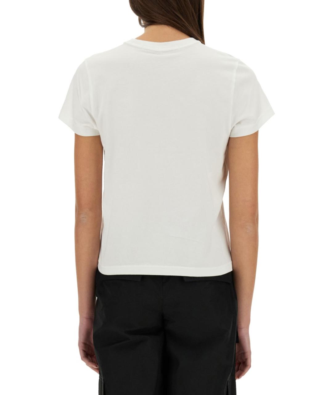 ALEXANDER WANG Белая хлопковая футболка, фото 4