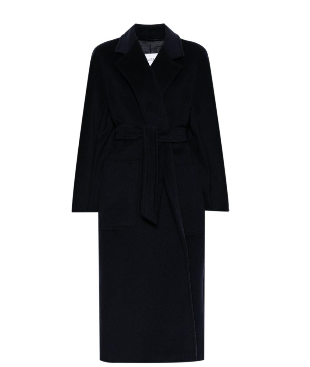 MAX MARA Синее шерстяное пальто, фото 1