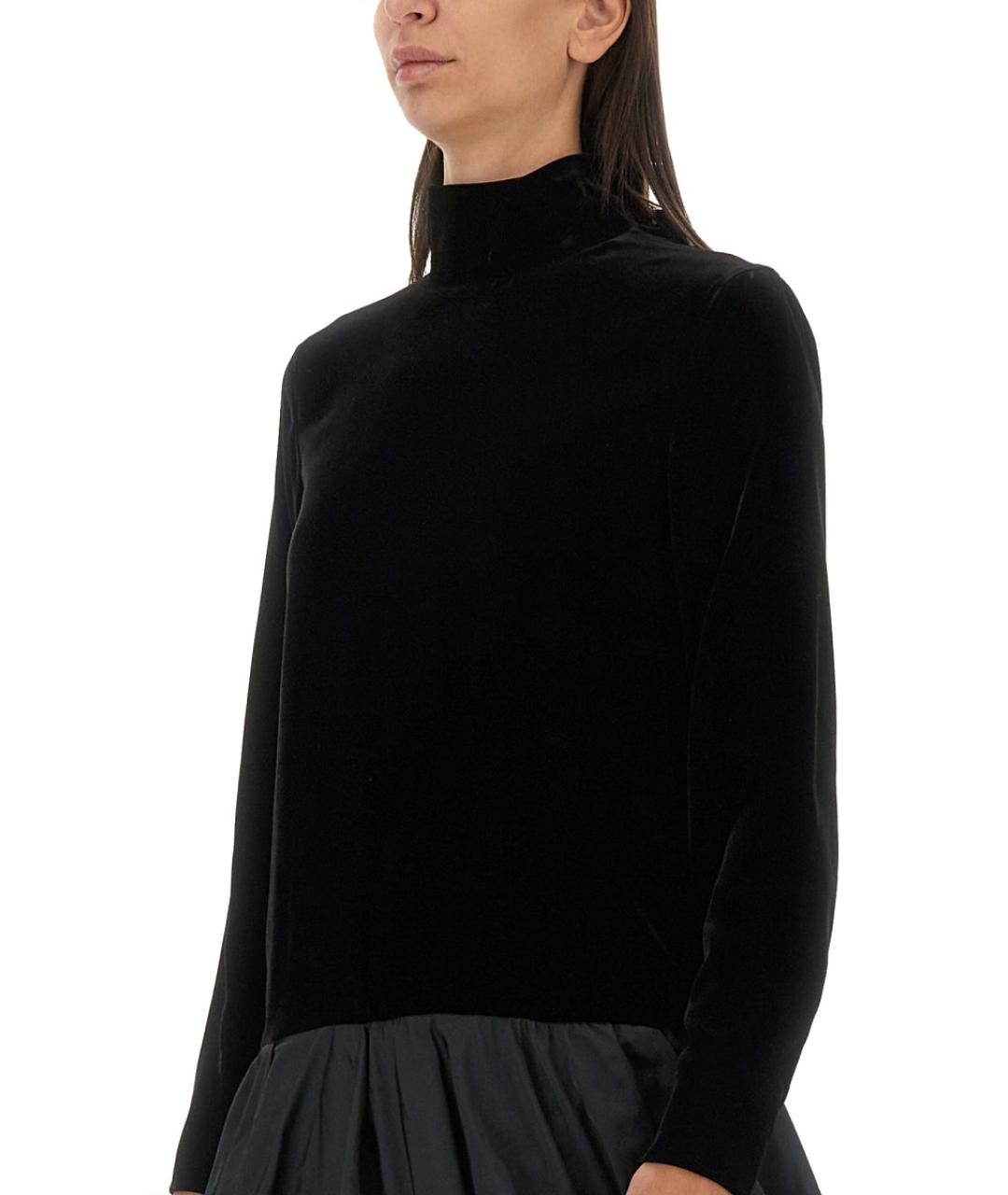MAX MARA Черное вискозное повседневное платье, фото 5