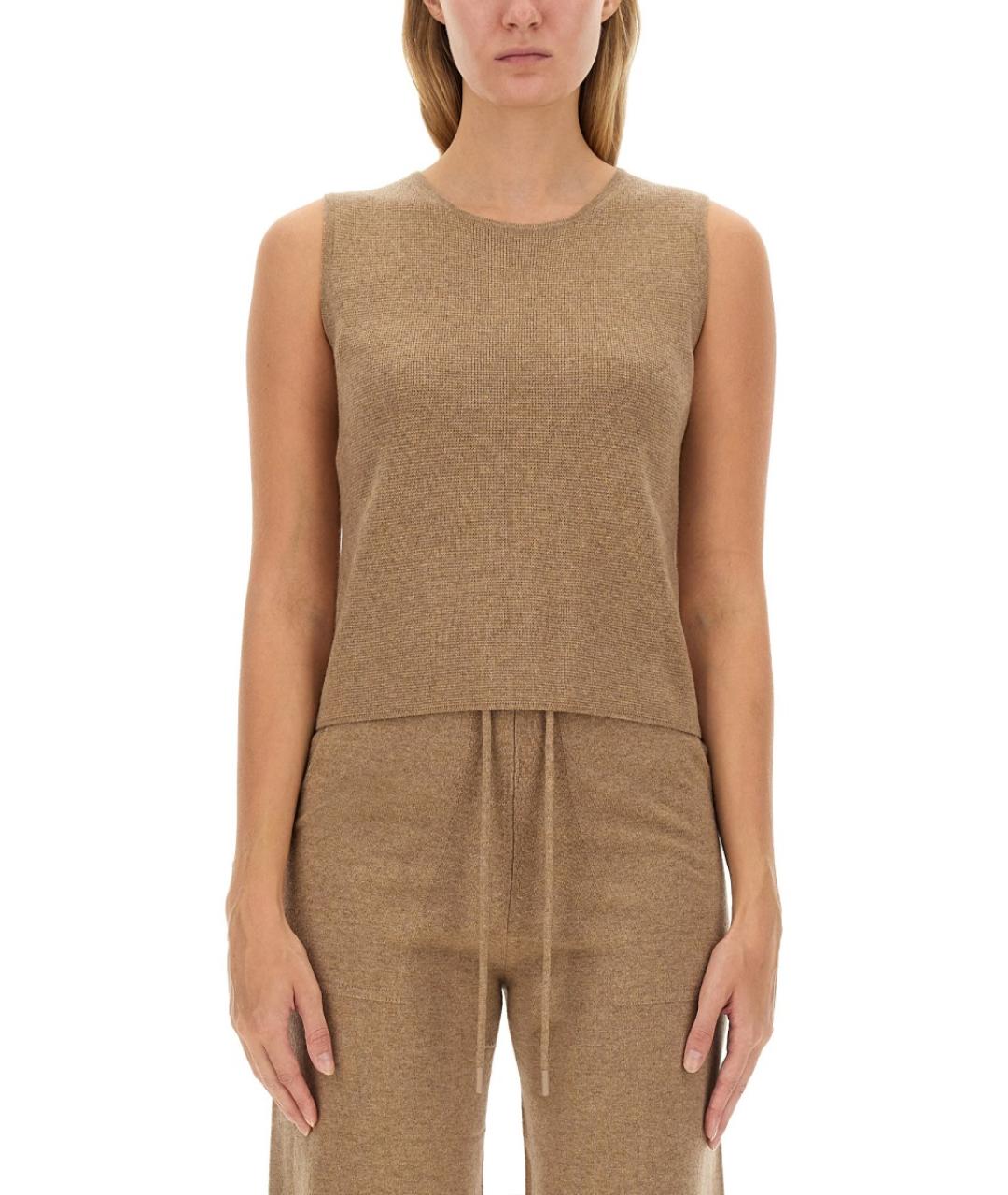 MAX MARA Коричневый шерстяной джемпер / свитер, фото 5