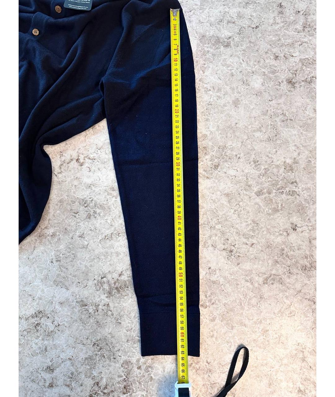 KITON Темно-синий кашемировый кардиган, фото 4