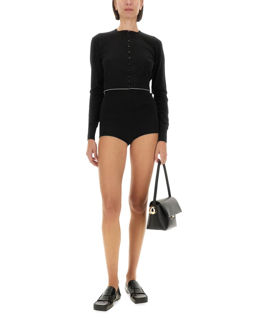 JACQUEMUS Черные шерстяные шорты, фото 3