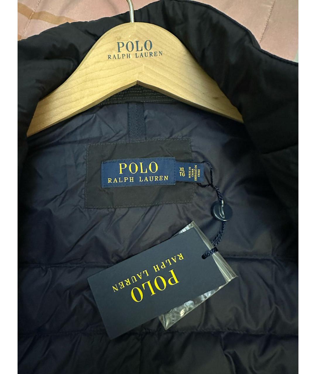 POLO RALPH LAUREN Темно-синяя полиамидовая куртка, фото 3