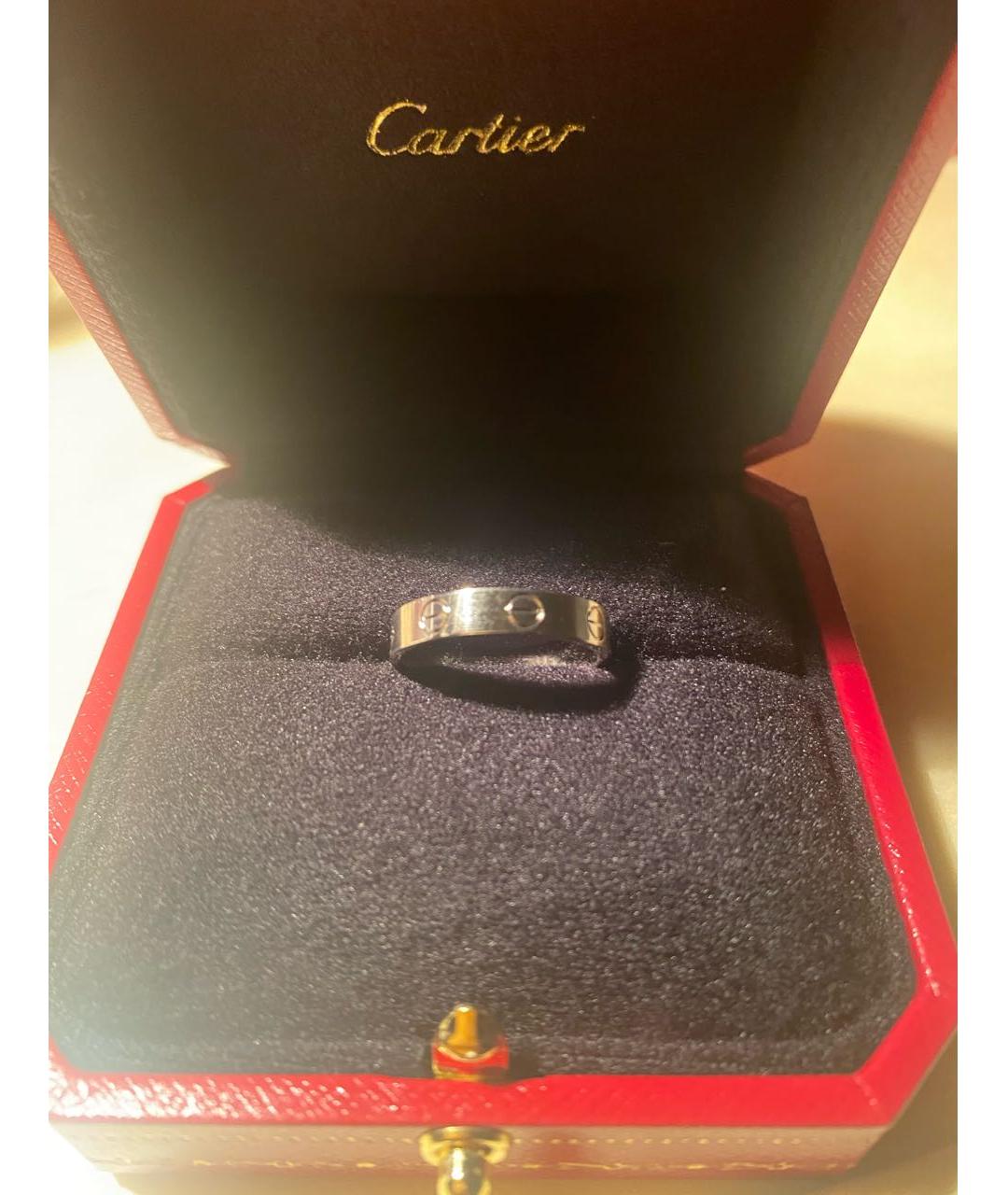 CARTIER Серебряное кольцо из белого золота, фото 5