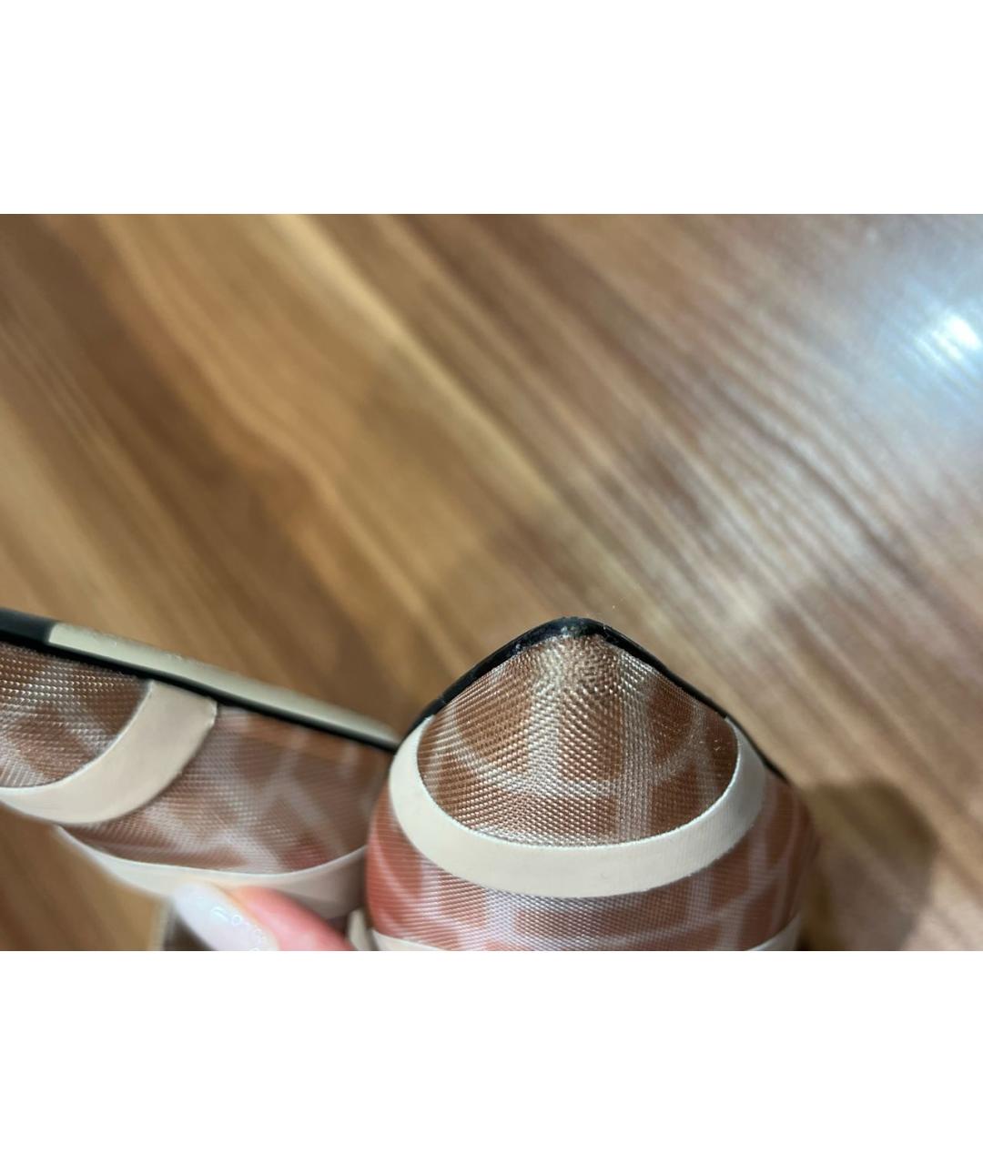 FENDI Розовые босоножки, фото 6