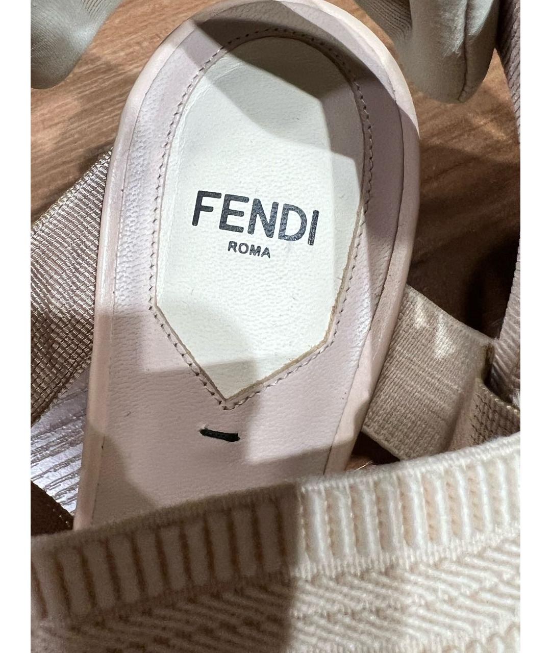 FENDI Розовые босоножки, фото 7