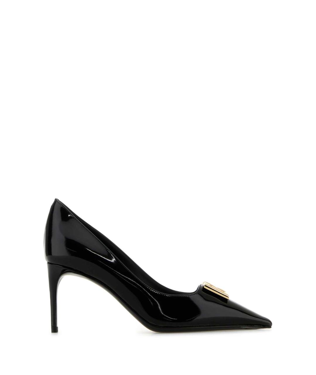 DOLCE&GABBANA Черные туфли из лакированной кожи, фото 1
