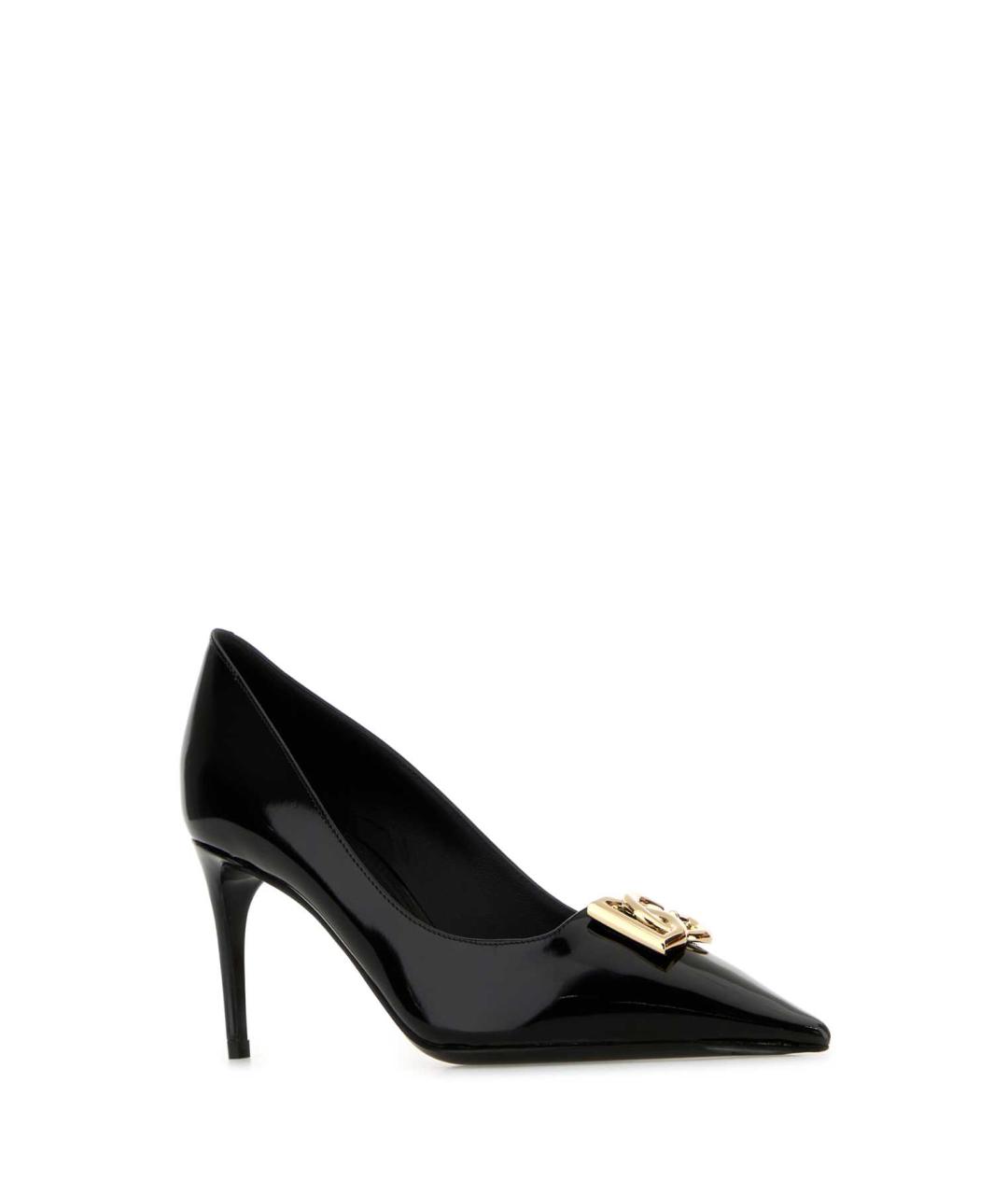 DOLCE&GABBANA Черные туфли из лакированной кожи, фото 2