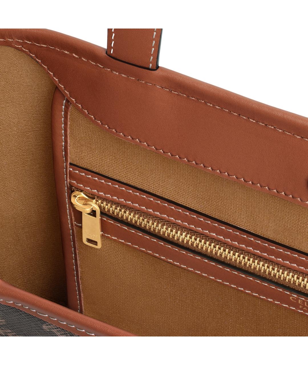 CELINE Коричневая сумка через плечо, фото 5